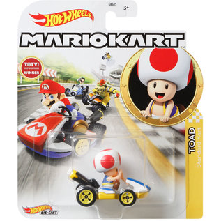 Mattel Toy - Hot Wheels Nintendo Mario Kart - Toad Standard Kart