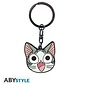 AbysSTyle Keychain - Chi's Sweet Home - Chi's Face Metal with Enamel