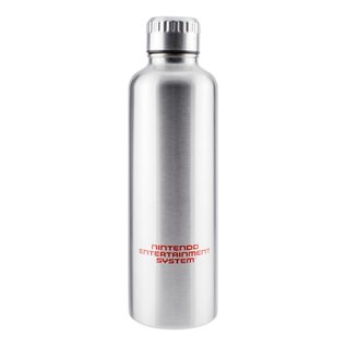 Paladone Travel Bottle - Nintendo Entertainment System - NES Controller Stainless Steel 22oz