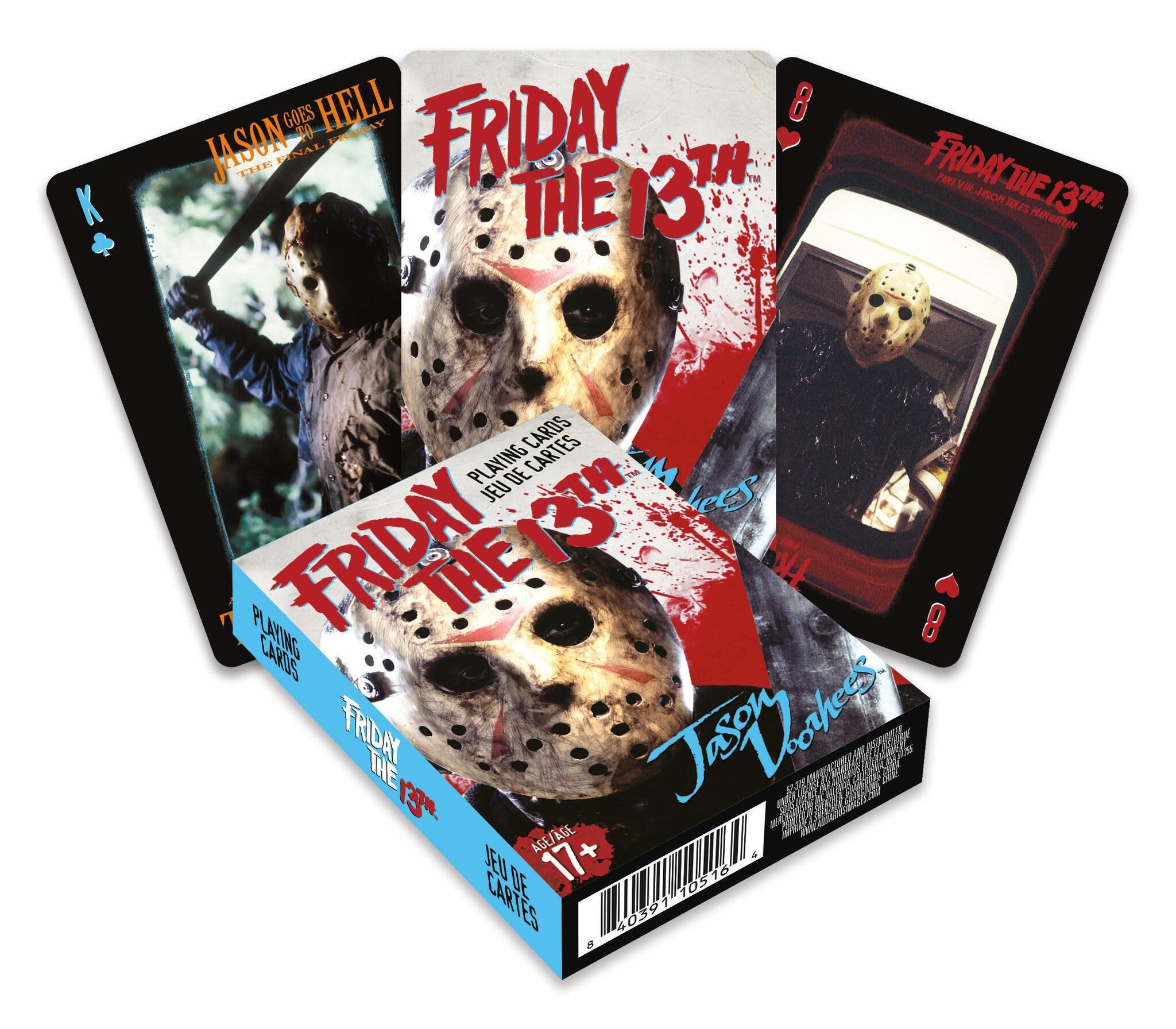  AQUARIUS Friday the 13th Playing Cards - Friday the