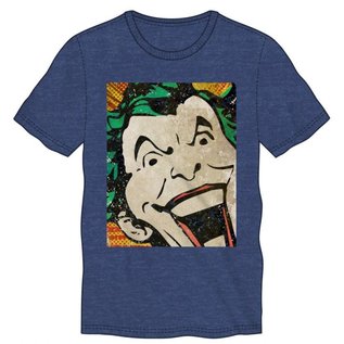 Bioworld Tee-shirt - DC Comics Batman - Le Joker Vintage Bleu