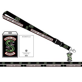 Bioworld Lanyard - Riverdale - South Side Serpents with Metal Logo
