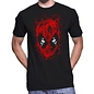 Jack of all Trades T-Shirt - Marvel Deadpool - Smoking Head Black