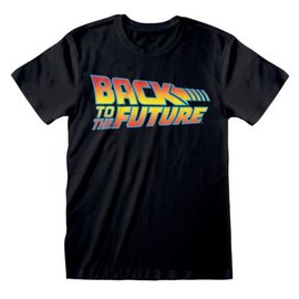 Bioworld T-Shirt - Back to the Future - Classic Logo Black
