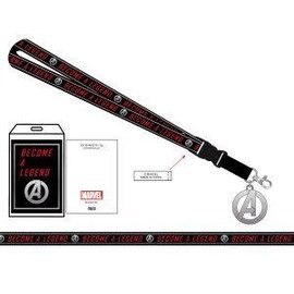Bioworld Lanyard - Marvel Avengers - Become a Legend with Metal Logo