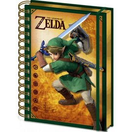 Pyramid America Notebook - The Legend of Zelda - Link in 3D Lenticular Ring Book