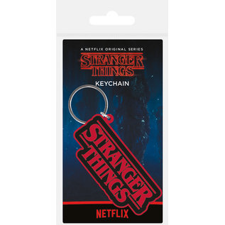 Pyramid International Keychain - Stranger Things - Logo Rubber