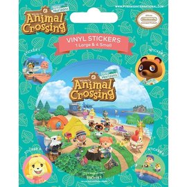 Pyramid International Autocollant - Nintendo Animal Crossing New Horizon - Ensemble de 5 en Vinyle