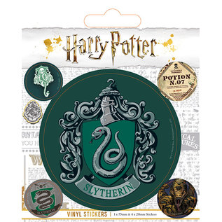 Pyramid International Autocollant - Harry Potter - Serpentard Ensemble de 5 en Vinyle