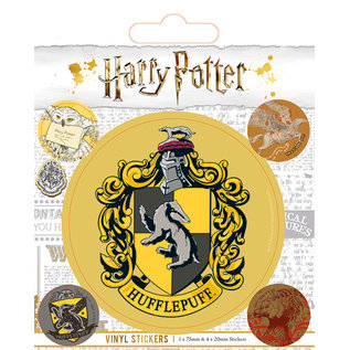 Pyramid International Sticker - Harry Potter - Hufflepuff Set of 5 Stickers in Vinyl