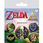 Pyramid International Button - The Legend of Zelda Ocarina of Time - Set of 5