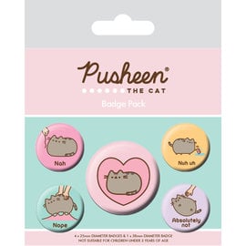 Pyramid International Button - Pusheen - Nope Set of 5