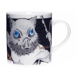 Aniplex Mug - Demon Slayer: Kimetsu no Yaiba - Dress Black Inosuke Hashibira Golden Accent 8oz