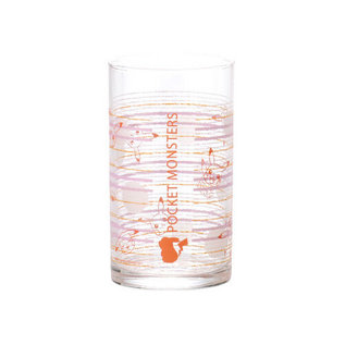 ShoPro Glass - Pokémon Pocket Monsters - Pikachu with Orange and Pink Lines Glass Tumbler 260ml