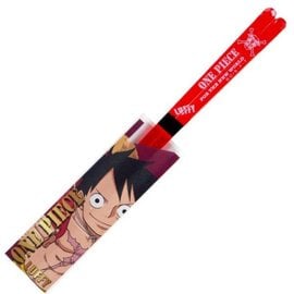 Nibariki Chopsticks - One Piece - Luffy Clear Red 1 Pair 23cm