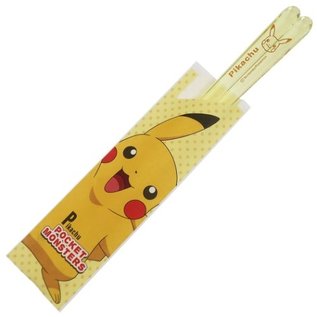 ShoPro Baguettes - Pokémon Pocket Monsters - Pikachu Jaunes Transparentes 1 Paire 18 cm