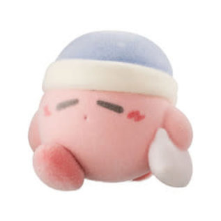 Bandai Gashapon - Nintendo Kirby - Mini Figurine Pupupu Friends Flocked Collection
