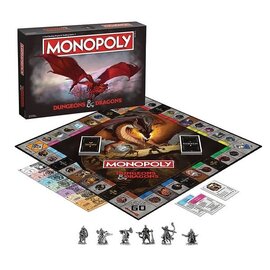 Usaopoly Jeu de société - Dungeons & Dragons - Monopoly *Anglais*