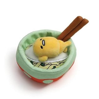 Gund Plush - Sanrio Gudetama the Lazy Egg - Floating in Ramen 4.5"