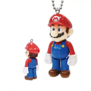Nintendo Porte-clés - Nintendo Super Mario Bros. - Mini Figurine Articulée Swing