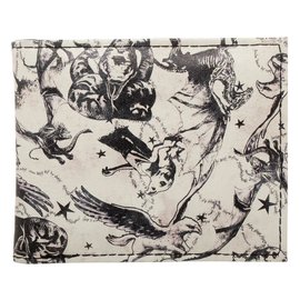 Bioworld Wallet - Harry Potter - Magical Creatures White Faux Leather Bifold