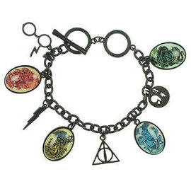 Bioworld Bracelet - Harry Potter - Charms of the 4 Houses and Various Symbols