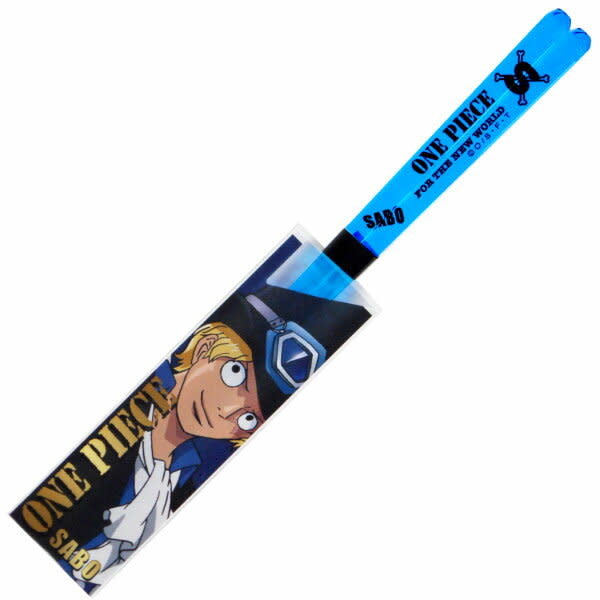 Chopsticks One Piece Sabo Blue Transparent 1 Pair 23cm Chez Rhox 