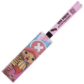 Nibariki Chopsticks - One Piece - Chopper Transparent Pink 1 Pair 23cm