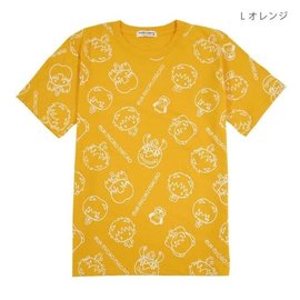 Sanrio T-Shirt - Neon Genesis Evangelion - Micro Macro Chibi Shinji, Asuka and Rei Yellow