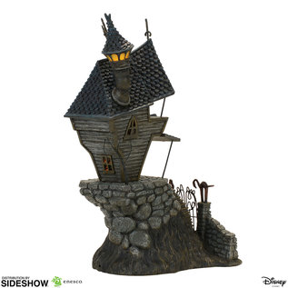 Enesco Figurine - Disney The Nightmare Before Christmas - Maison de Jack Skellington et Zéro avec Lumière