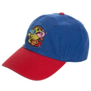 Bioworld Baseball Cap - Namco Pac-Man - Retro Logo Blue and Red