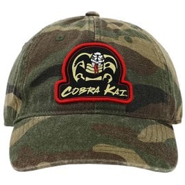 Bioworld Casquette - Cobra Kai - Patch du Logo Camouflage Ajustable