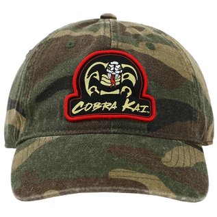 Bioworld Baseball Cap - Cobra Kai - Logo Patch Camo Adjustable