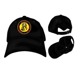 Bioworld Baseball Cap - Cobra Kai - Strike Hard, Strike Fast, No Mercy Black Adjustable