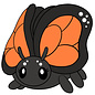 Squishable Peluche - Squishable - Mini Papillon Monarque 7"