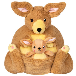 Squishable Plush - Squishable - Cuddly Kangaroo with her Baby 15"