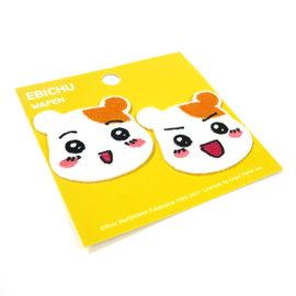 Cogul Planet Inc. Patch - Oruchuban Ebichu - Visages de Ebichu Heureuse et Fougueuse Ensemble de 2