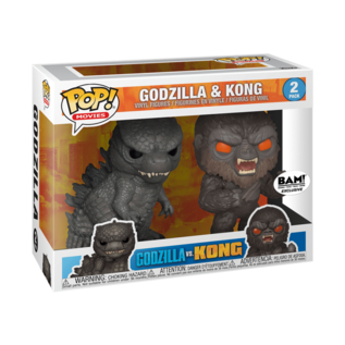 Funko Funko Pop! Movies - Godzilla VS Kong - Godzilla vs. Kong 2 Pack *BAM Exclusive*