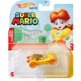 Mattel Toy - Hot Wheels Super Mario - Character Cars Princess Daisy