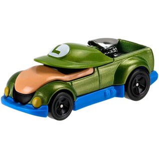 Mattel Toy - Hot Wheels Super Mario - Character Cars Luigi