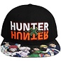 Bioworld Baseball Cap - Hunter X Hunter - Embroidered Logo and Characters Black Snapback