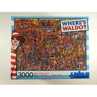 Aquarius Casse-tête - Where's Waldo - Charlie au Parc d'Attractions 3000 pièces