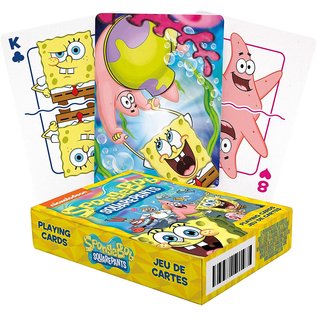 Aquarius Jeu de cartes - Nickelodeon SpongeBob Square Pants - Bob L'Éponge et ses Amis