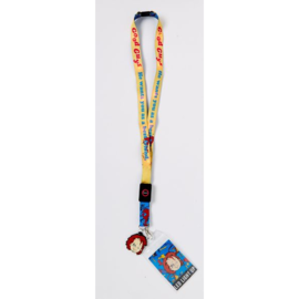 Bioworld Lanyard - Chucky - Chucky's Head and Light LED with Collectible Sticker