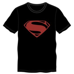 Bioworld Tee-shirt - DC Comics Superman - Logo "S" Rouge et Noir