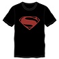 Bioworld Tee-shirt - DC Comics Superman - Logo "S" Rouge et Noir