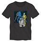 Bioworld Tee-Shirt - Star Wars - Darth Vader, R2-D2 et C-3PO Gris