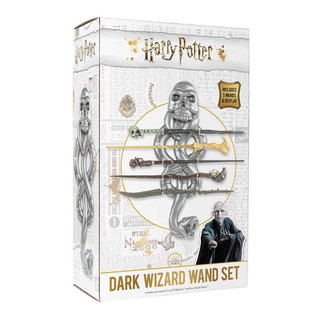 Noble Collection Collectionnable - Harry Potter - Ensemble de Collection des Baguettes Dark Wizard Mangemort