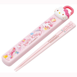 Skater Baguettes - Sanrio Hello Kitty - Visage de Hello Kitty 3D 18cm avec Étui