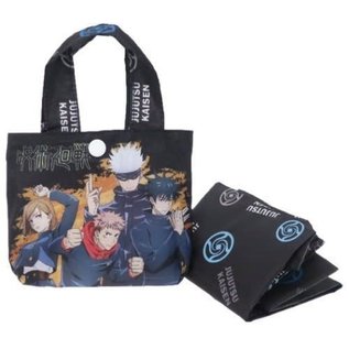 Bioworld Reusable Bag -  Jujutsu Kaisen - First and Second Year Class Black Fabric